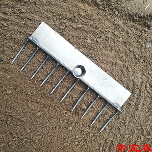 T两用十齿钉耙 园林平地耙 农用松土耙子长柄焊接耙农具工具耙子-阿里巴巴