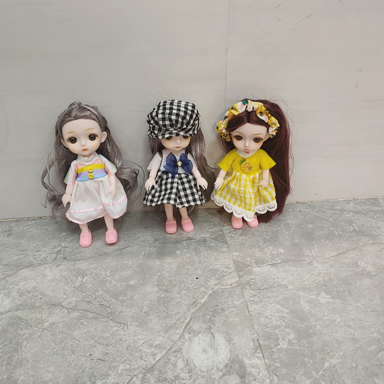 Dress Up Girl Barbie Doll Gift Box Simulation bjd Articulated Doll Children Play House Agency Gift Toy