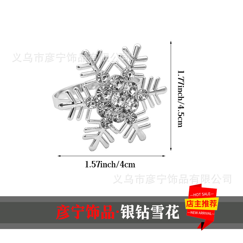 Copo de nieve de plata del diamante