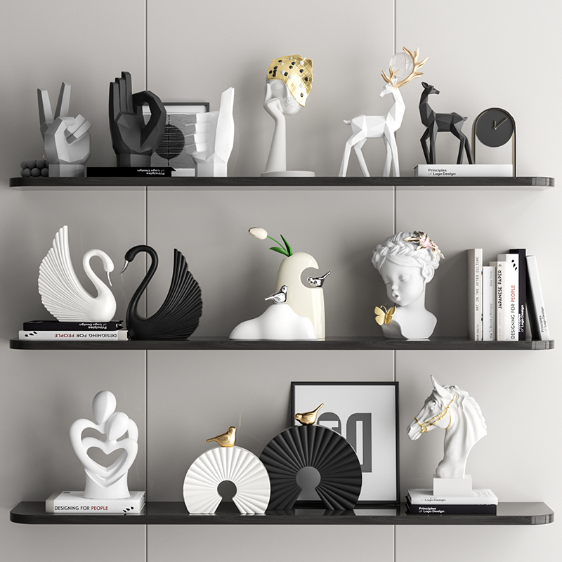 New Home Display Ornaments, Home Decoration, Living Room Tv Wine 5 Art Soft Furnishings