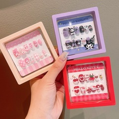 子供の爪は新型の女の子の漫画のポニーポリーマニキュアを貼って、赤ちゃんを取り外して無毒で無味で無味な服装をします。
