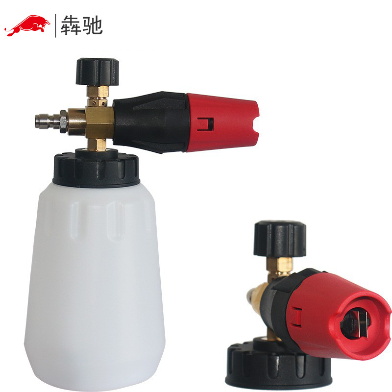新款高压PA壶泡沫壶配洗车机水枪扇形泡沫喷壶汽车美容店发泡器