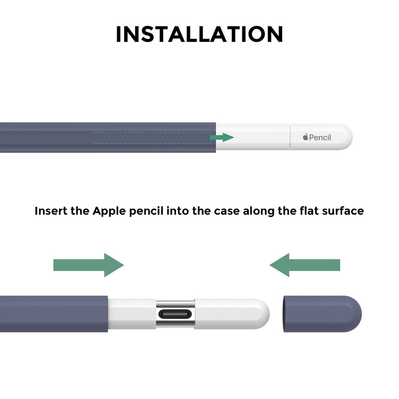 APPLE PENCIL(USB C) アップルペン保護ペンセットシリコン同色保護ペンセットに適しています|undefined