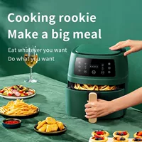 A многофункциональный интеллектуальный сенсорный экран 8L большой емкости для домашнего воздуха фритюрницы оптом air fryer кросс