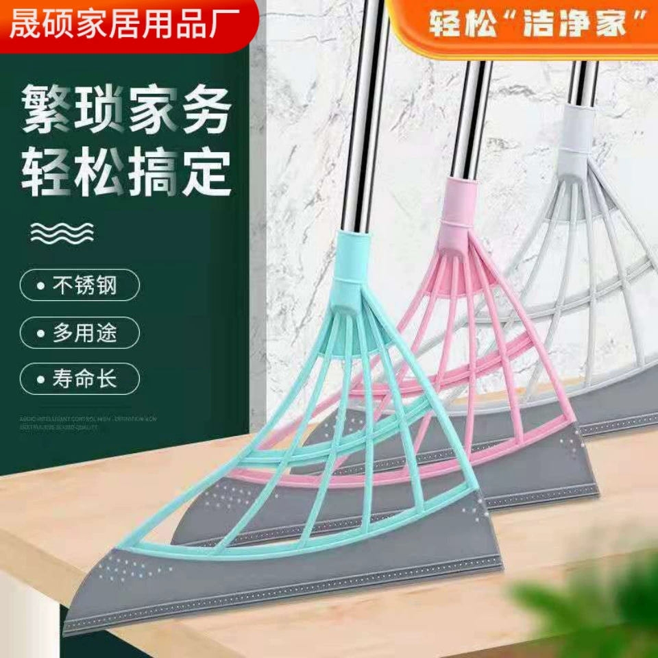 Корейская черная технология метла метла для бытовых антипригарных волос туалетный стеклоочиститель сухой и влажный силиконовый соскоб