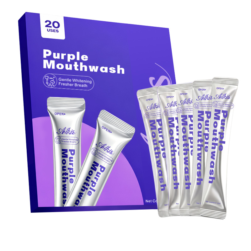 Teeth whitening mouthwash