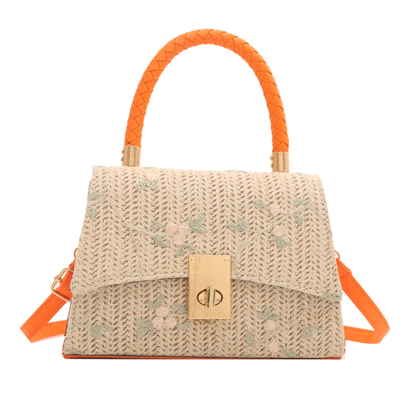 Bolso de moda simple para mujeres 2024 nuevo estilo de moda de verano ocio bolso de hombro simple bolso retro