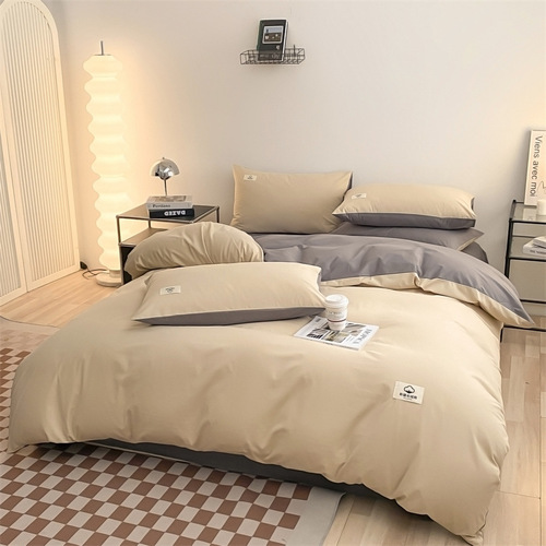 60S Xinjiang Long-staple Cotton Quilt Set (4 Pieces) 100% Cotton Pure Cotton Bed Sheet and Comforter Set with a Sense of Luxury Bed Skirt Bedding Set