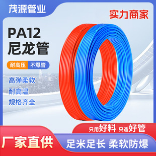 Low Temperature Resistant Dry Acid and Alkali Aging Nylon Oil Air Black pa12 Nylon Tube High Pressure Cooling Water Pipe