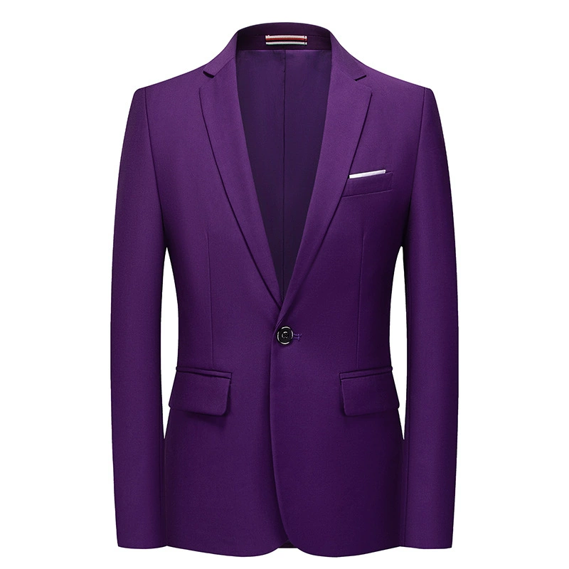 Pink yellow classic suit jacket