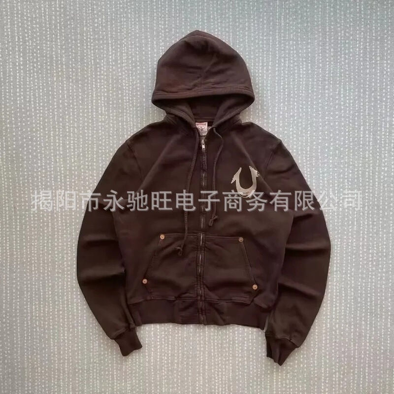 ファッショントレンドクロスボーダー直販アメリカンウォッシュパーソナライズ長袖フード付きスウェットシャツ日本トレンド高級ジャケット男性用|undefined