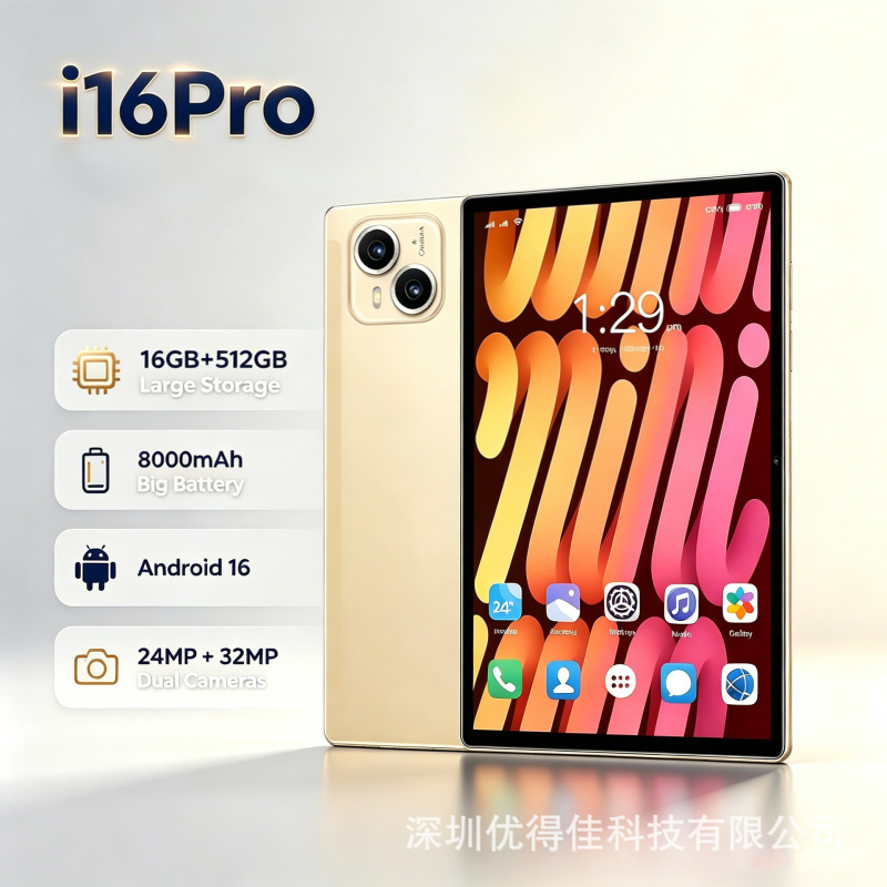 New Russian cross-border 10inch tablet computer i16Pro dual SIM dual standby smart WIFI Bluetooth direct sales from manufacturer