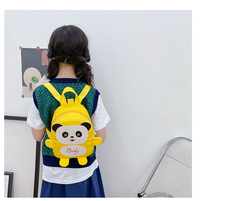 Kindergarten schoolbag for children, boys and girls, 1-3-5 years old, anti-wandering rope, cute frog, double-shoulder baby small backpack undefined