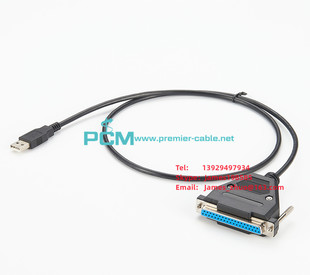 FTDI USB to RS232 DB37 serial adapter data cable DB37 serial RS232 extension cable