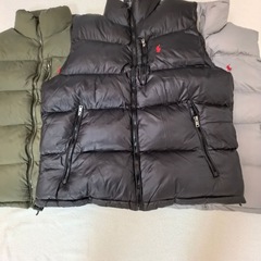 跨境跨境小马拉夫棉服马甲坎肩男款经典款亮面防沾水棉服