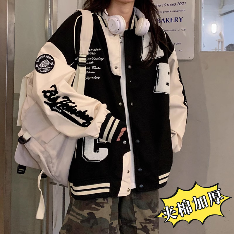 블랙 퀼팅 두꺼운 모델 [여성 의상 핫 스타일 두꺼운 코트 여성 가을 겨울 코트 여성 두꺼운 늦가을 코트 여성 두꺼운 코트 가을 겨울 여성]