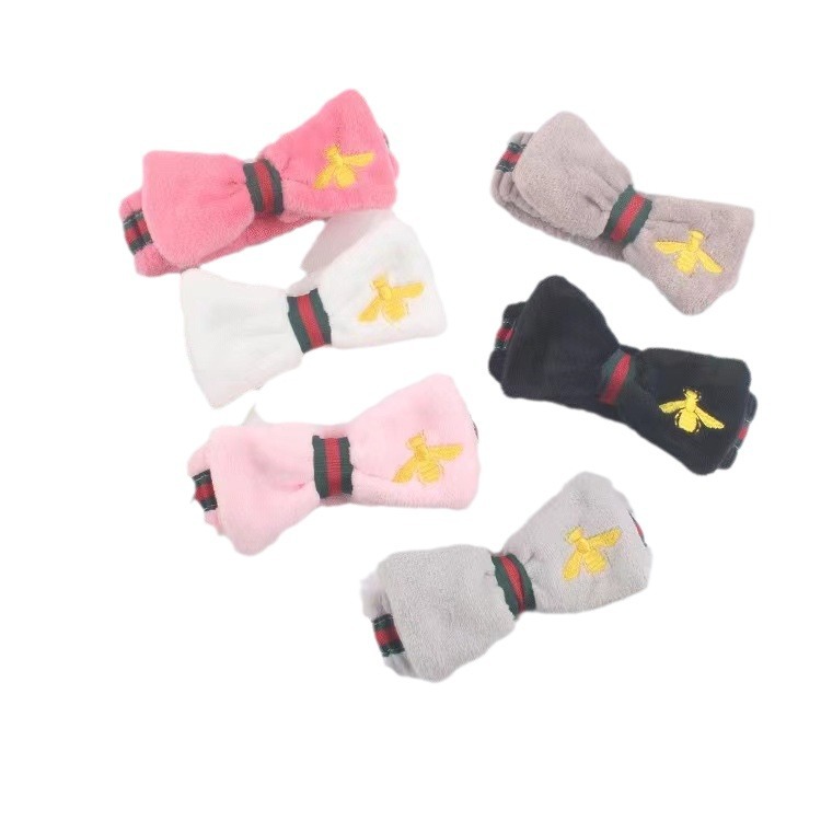 INS estilo arco chica lavado de cara banda de pelo hecho a mano conveniente mascarilla banda de pelo Fuente de la fábrica