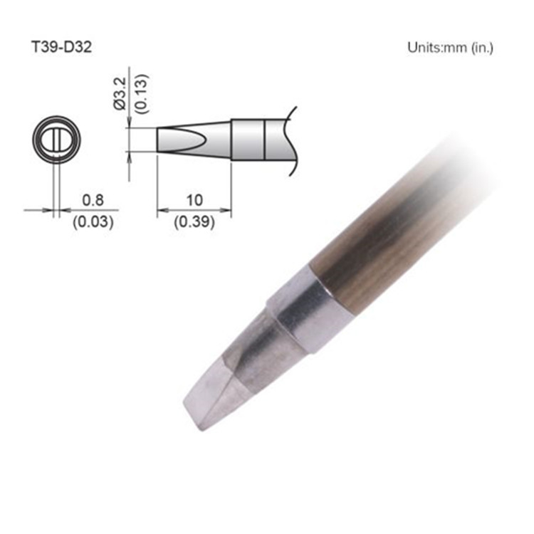 日本白光HAKKO  T39-D32 烙铁头烙铁嘴烙铁咀 配焊台FX-971