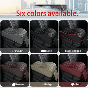 Universal Car Armrest Box Heightening Pad for All Seasons Car Memory Foam Central Armrest Box Pad Heightening Pad Quilted Style