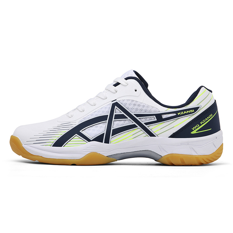 Nuevos zapatos de tenis de mesa transfronterizos primavera y otoño ventilados tenis antideslizante amortiguador zapatos de bádminton de estudiantes de secundaria juveniles