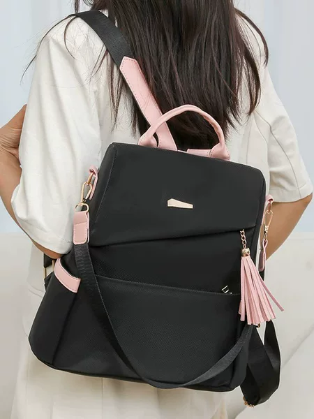 2026 New Women's Anti-Theft Backpack, Fashionable Soft Leather Dual-Purpose Large-Capacity Travel Backpack, Lightweight Commuter School Bag