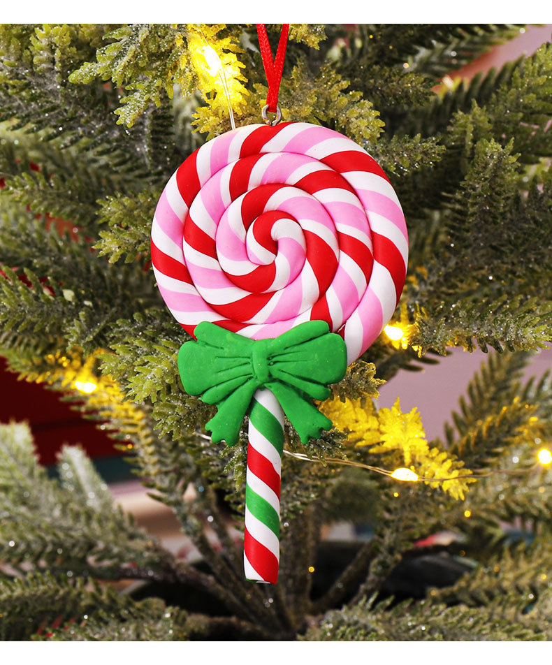 Christmas Fashion Candy Soft Clay Party Hanging Ornaments 1 Piece display picture 2