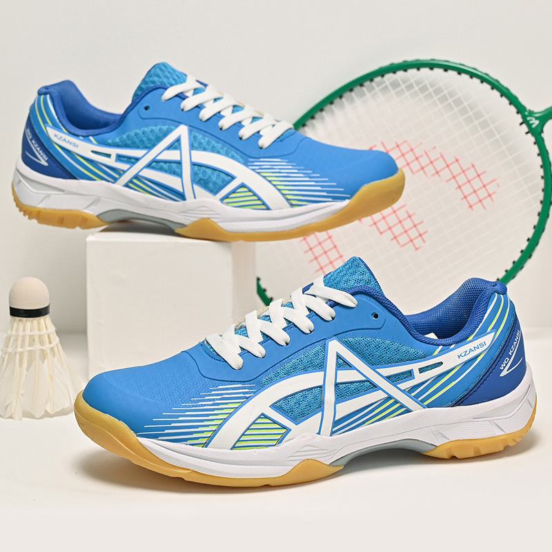 Cross-Border Foreign Trade Table Tennis Shoes for Male Students Competition Training Sports Shoes Shock-Absorbing Badminton Shoes Volleyball Tennis Shoes for Women