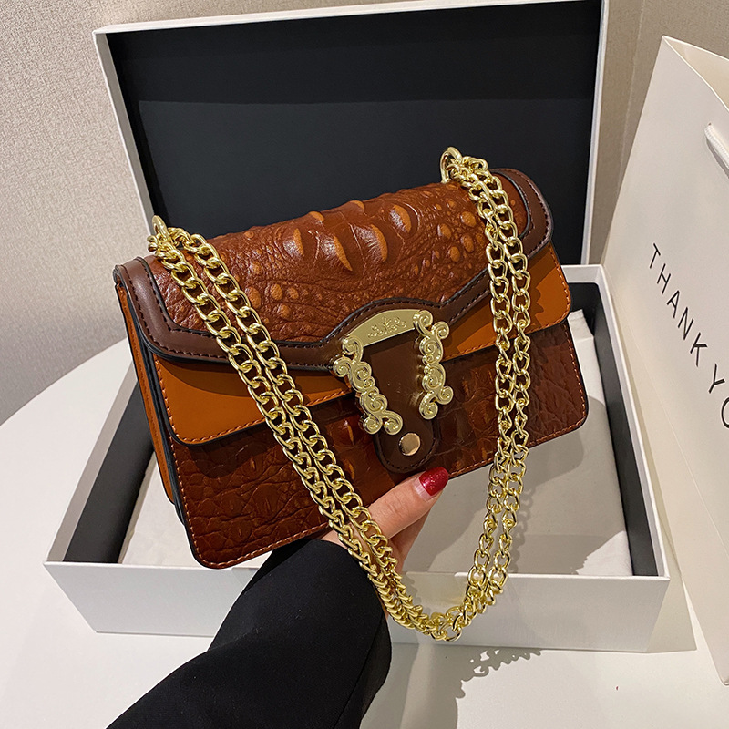 Borse Produttori di borse da donna Modello di coccodrillo all'ingrosso Borsa classica Dionysus Borsa a tracolla con catena messenger di moda europea e americana_voghion.com