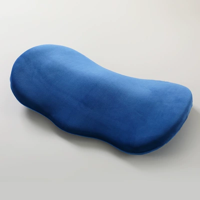 Waist support: Waist Cushion Sleeping Waist Pillow - super-soft-velvet-navy-blue-waist-pillow-492875