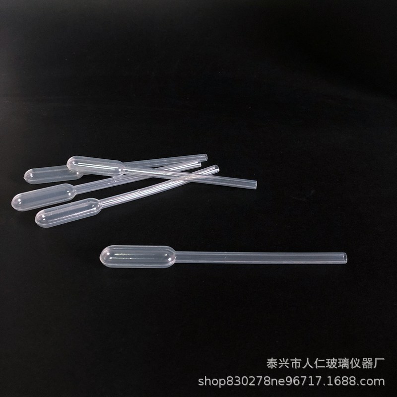 人仁厂家直供0.5ml500ul 98mm唾液吸管 一次性塑料吸管塑料滴管