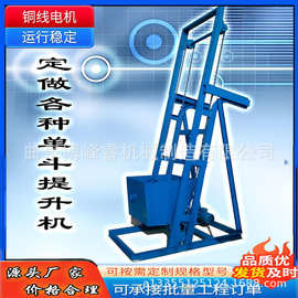 电动上货提料机图片 自动翻卸式上料机 核桃仁不锈钢单斗提升机
