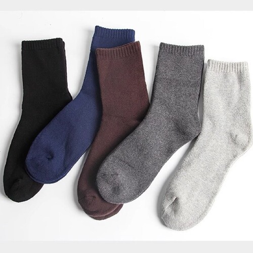 Socks autumn men's thick warm mid-calf socks men's deodorant sweat-absorbent breathable towel floor socks men's terry socks