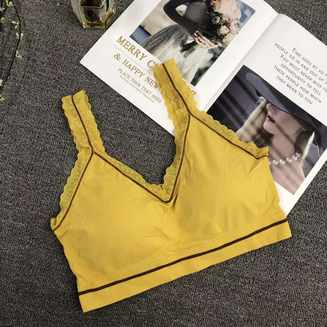 Nueva inconsútil alto elástico belleza de alta calidad las mujeres chaleco inalámbrico yoga sujetador ropa interior deportiva al por mayor