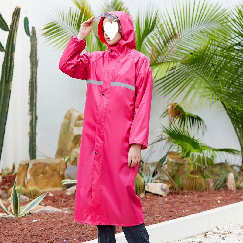 Long raincoat for men and women for hiking, increased thickness, wholesale