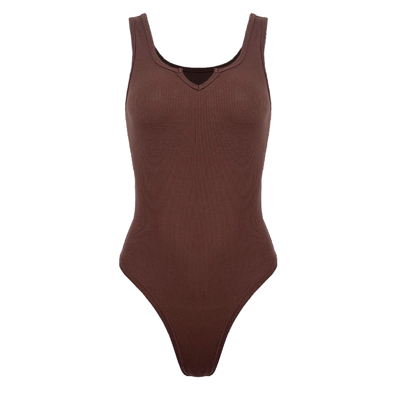 Body donna scollo a v slim fit sexy tuta intera elegante_voghion.com