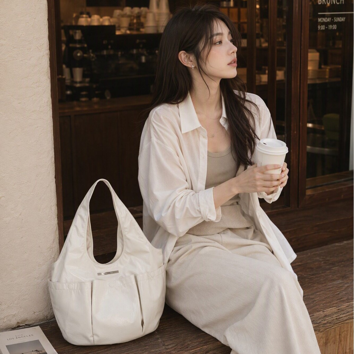 2026 New Street Fashion Underarm Bag for Women with Magnetic Buckle, Soft Leather Hobo Bag, Light Luxury Niche Shoulder Bag