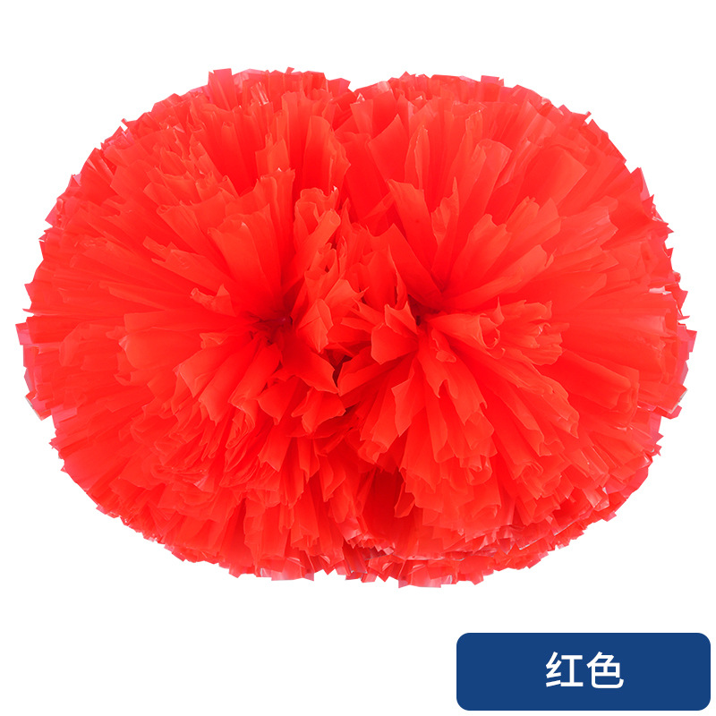 Porristas Bola de flores porristas mano flor mano sacudida flor danza rendimiento mano flor porristas flor bola de color rendimiento