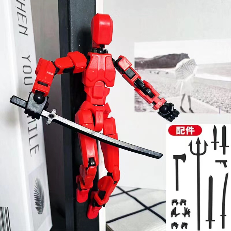 Antigravedad completa articulación muñeca móvil figura Lucky 13 tercera generación Dummy muñeco juguete DIY venta al por mayor transfronteriza