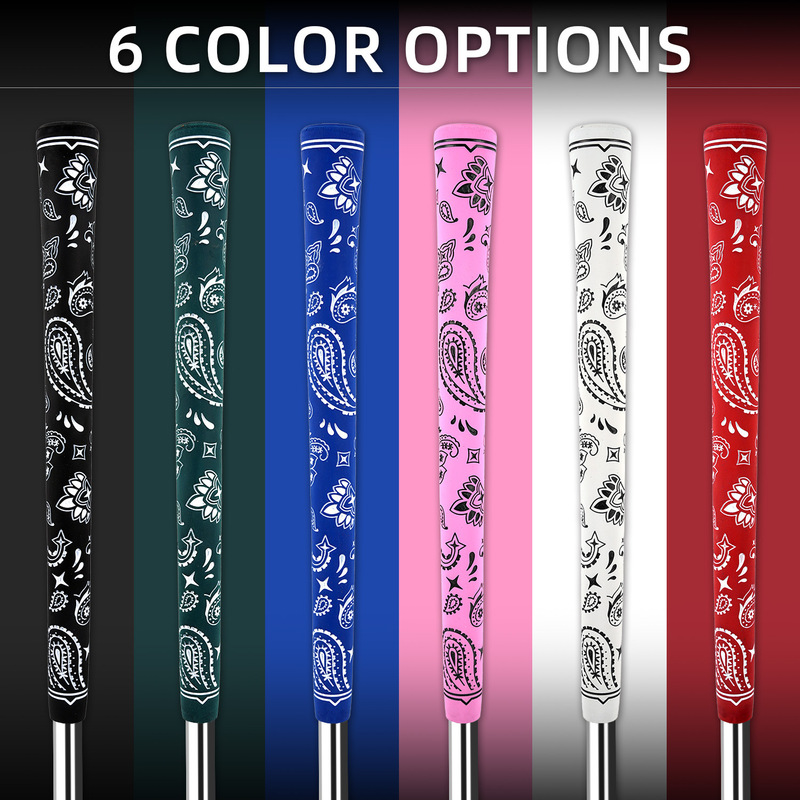 Golf Rubber Grip Standard Size Non-Slip Wear-Resistant Handle Universal Club Grip Non-Slip Wear-Resistant Golf Club Grip