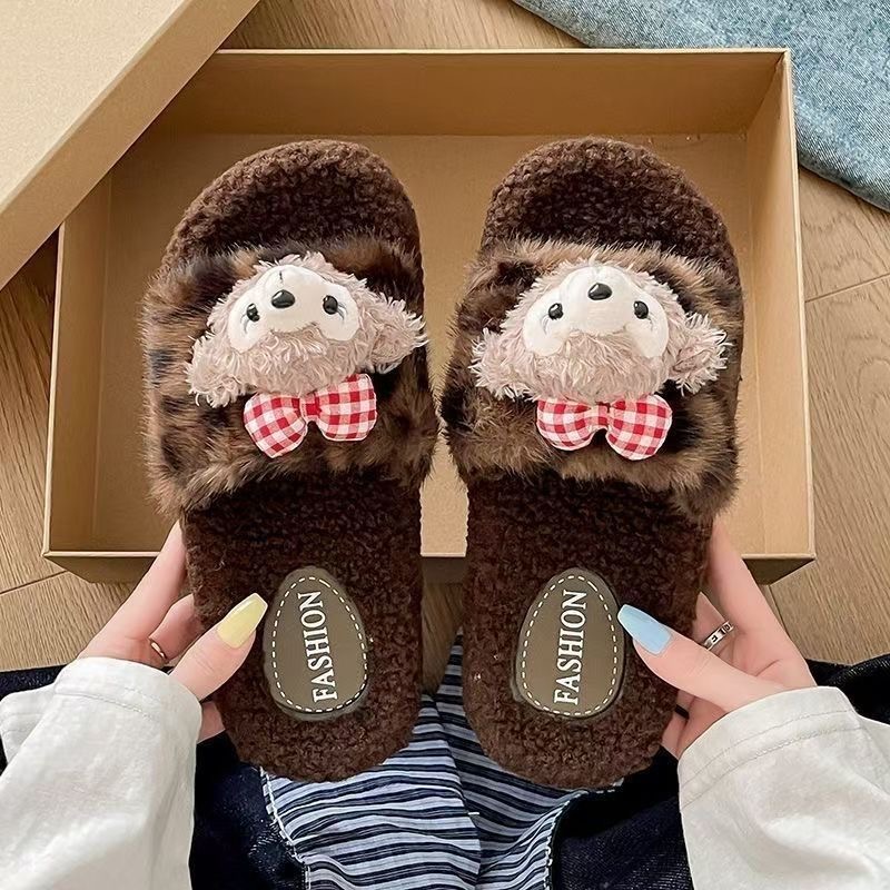Cartoon cute demi-season comfortable non-slip women's slippers