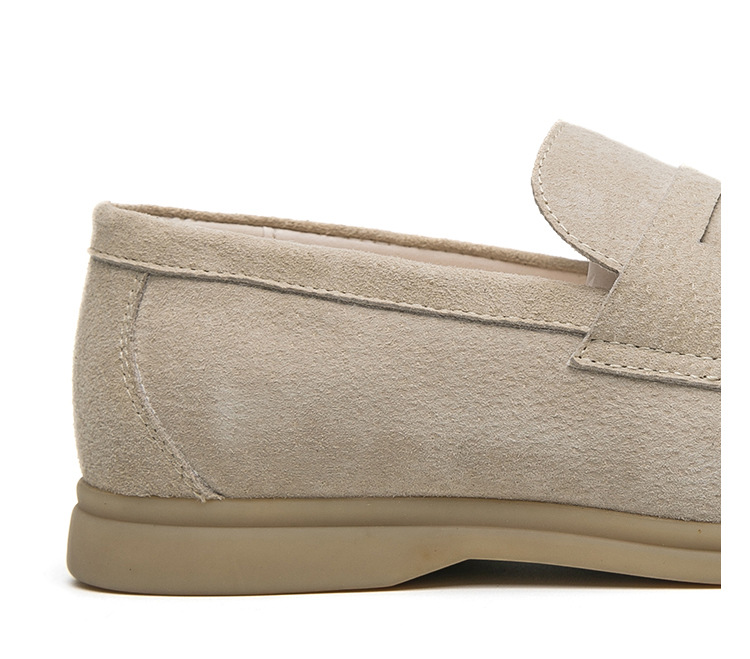 Mocassini uomo in camoscio slip-on scarpe casual comode_voghion.com