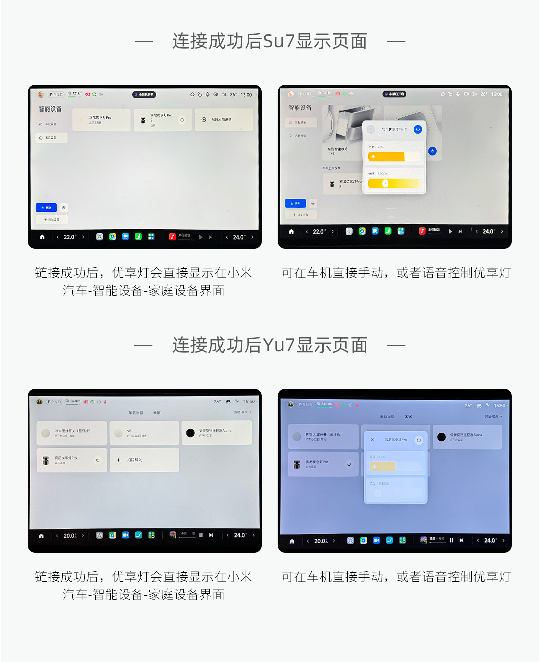 Binny Led Premium Light, a Compact Magnetic Reading Light for the Car, Has Been Integrated with the Mijia App and Is Suitable for Yu7/Su7 Modifications