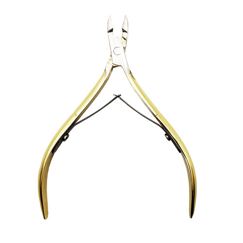 Stainless steel nail dead skin clip, easy-to-use gold-plated D501 nail file for rough edges, single-use nail repair tool, dead skin plier