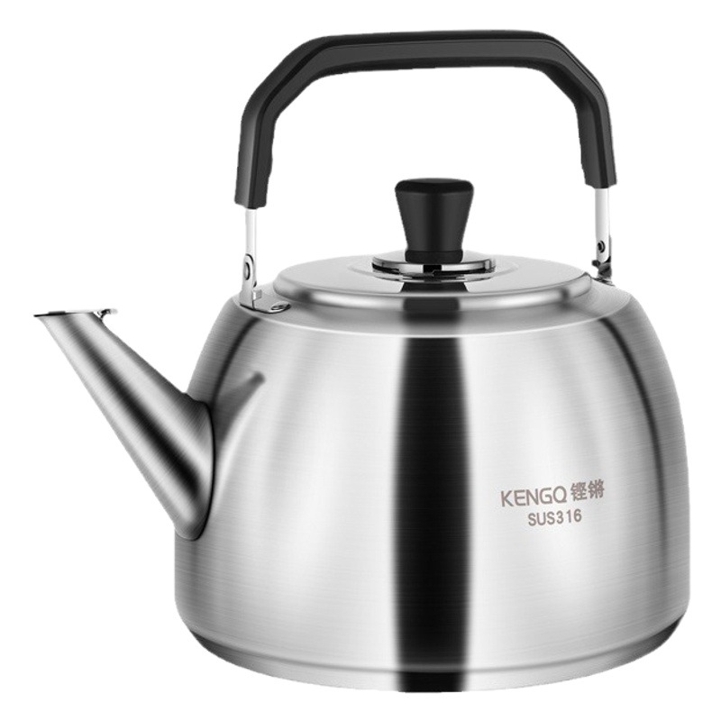 Songhang 316 hervidor de agua de acero inoxidable engrosada silbato de gas de gran capacidad hervidor de fuego abierto Cocina de Inducción hervidor de agua