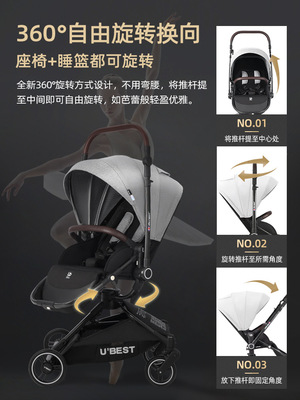 Cross border One piece On behalf of UBEST Two-way light baby garden cart children wheelbarrow baby Buggy