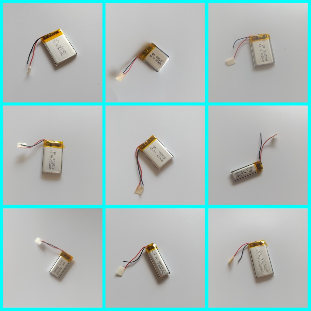 902030、902323、902025、902035、902040可充电锂电池3.7V