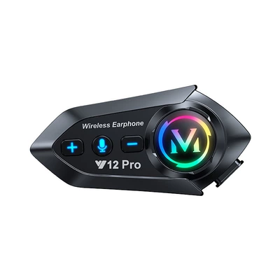 Three-Party Long-Distance Intercom, Motorcycle Helmet Headset