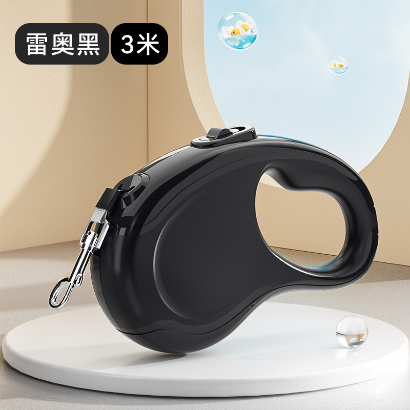 Cuerda de tracción automática para perros fuera de color sólido gato salvaje cuerda de paseo retráctil para perros cuerda de paseo para mascotas