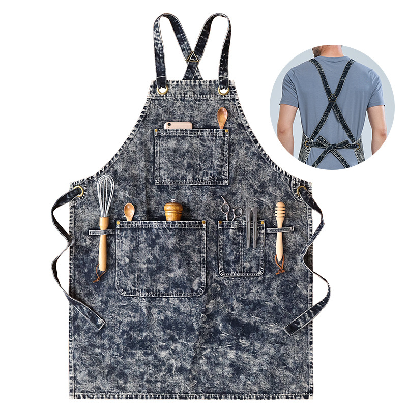 Blue Strap Jeans Washed SX003