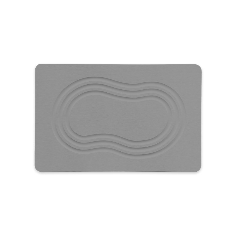 Alfombra de piso de baño barro de diatomeas alfombra dura antideslizante absorbente de diatomita entrada inodoro alfombra de piso al por mayor